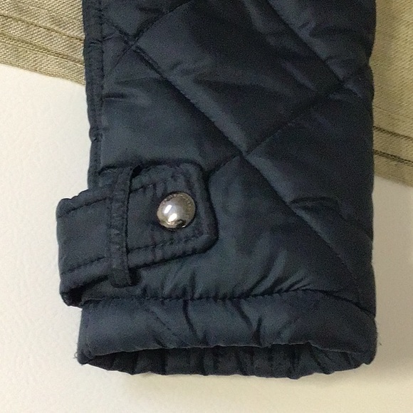 Weatherproof EUC blue/black poly fill long jacket, faux fur lining. - Picture 14 of 16